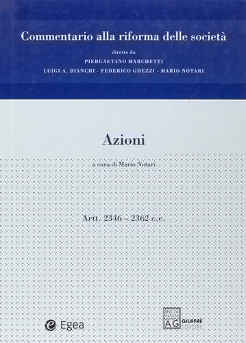 Azioni artt. 2346-2362 C.c