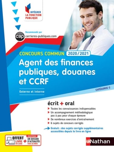 Agent des finances publiques, des douanes et CCRF Concours externe et interne catégorie C