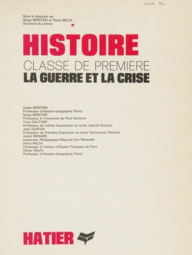 Histoire classe de première