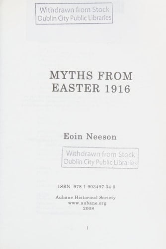 Myths from Easter 1916