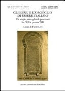 Gli ebrei e l'orgoglio di essere italiani un ampio ventaglio di posizioni fra '800 e primo '900