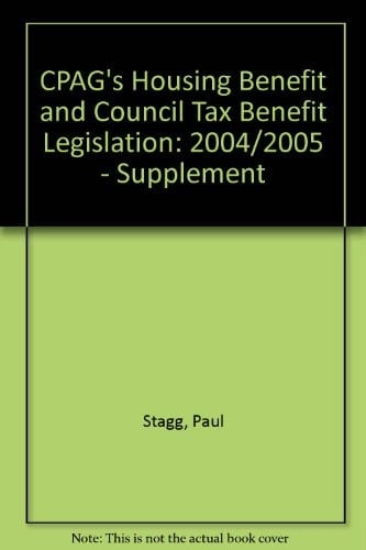 CPAG's Housing Benefit and Council Tax Benefit Legislation Supplement