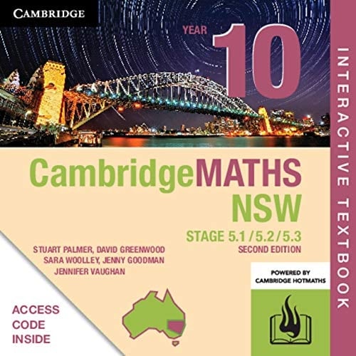 CambridgeMATHS NSW Stage 5 Year 10 5. 1-5. 2-5. 3 Digital Card