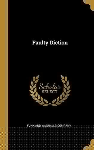 Faulty Diction