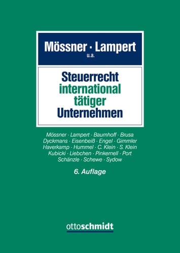 Steuerrecht international tätiger Unternehmen