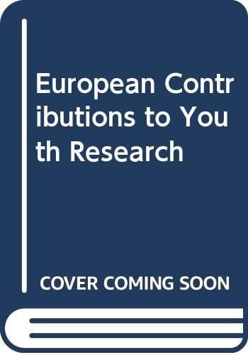 European contributions to youth research (Raedarius books)