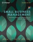Small Business Management Launching and Growing Entrepreneurial Ventures in South Africa
