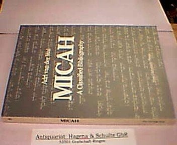 Micah A Classified Bibliography