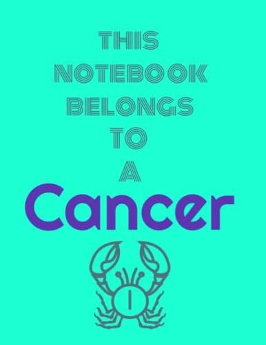 Zodiac Lined Notebook - Cancer (Zodiac Notebooks)