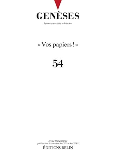 Geneses nø54 : vos papiers!