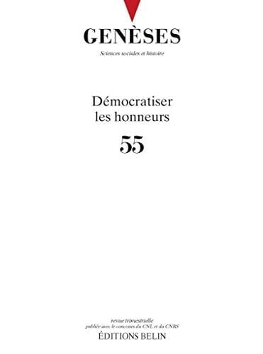 Geneses nø55 : democratiser les honneurs