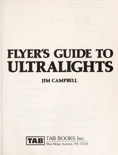 Flyer's guide to ultralights