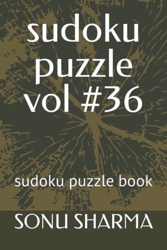 sudoku puzzle vol #36: sudoku puzzle book