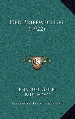 Der Briefwechsel (1922) (German Edition)