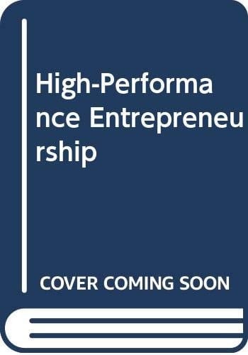 High-Performance Entrepreneurship