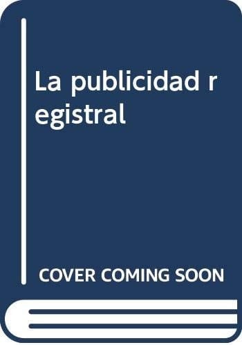 La publicidad registral