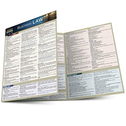 Business Law A QuickStudy Laminated Reference Guide