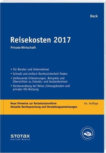 Reisekosten 2017 Private Wirtschaft