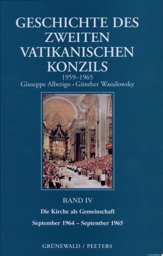 Geschichte des Zweiten Vatikanischen Konzils (1959-1965): Die Kirche als Gemeinschaft (September 1964-September 1965)