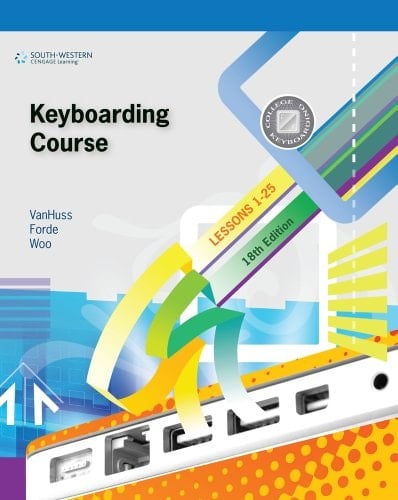 Bundle: Keyboarding Course, Lessons 1-25, 18th + WebTutor™ ToolBox for Blackboard Printed Access Card