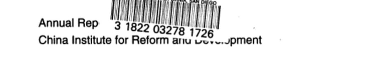 2005 Evaluation Report on Chian's Reform