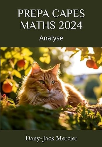Prépa CAPES maths 2024 analyse