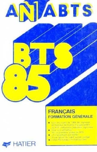 Français BTS. 1985