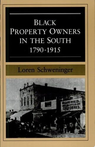 Black Property Owners in the South, 1790-1915
