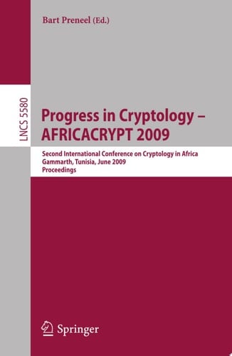 Progress in Cryptology -- AFRICACRYPT 2009
