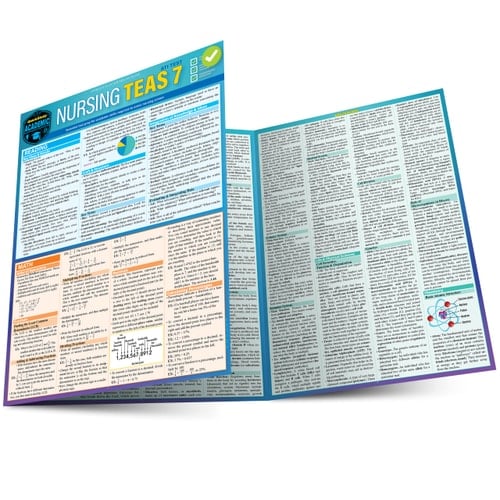 Nursing TEAS 7 A QuickStudy Laminated Reference Guide