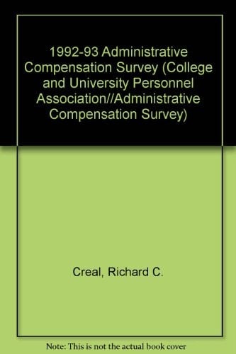 Administrative Compensation Survey, 1992-93