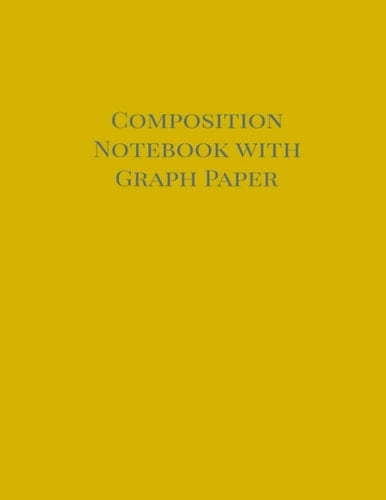 Composition Notebook with Graph Paper & Planner