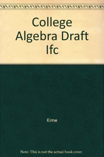 College Algebra Draft Instructors Free Copy