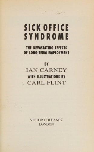 Sick Office Syndrome The Devastating Effects of Long-term Employment