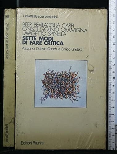 Sette modi di fare critica