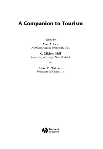 A Companion to Tourism
