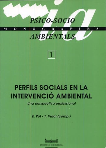 Perfils socials en la intervenció ambiental (Una perspectiva professional)