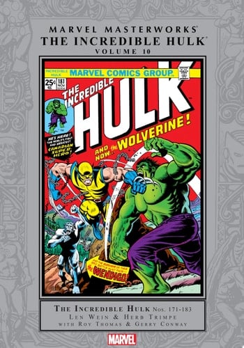 Incredible Hulk Marvel Masterworks Vol. 10