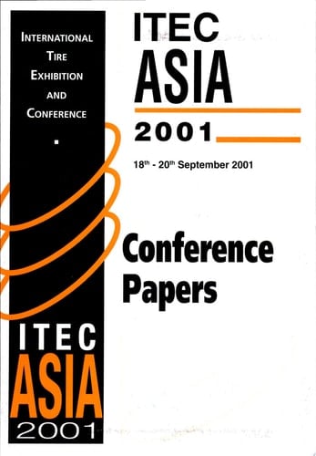 Itec Asia 2001 International Tire Exhibition and Conference, 18th-20th September 2001