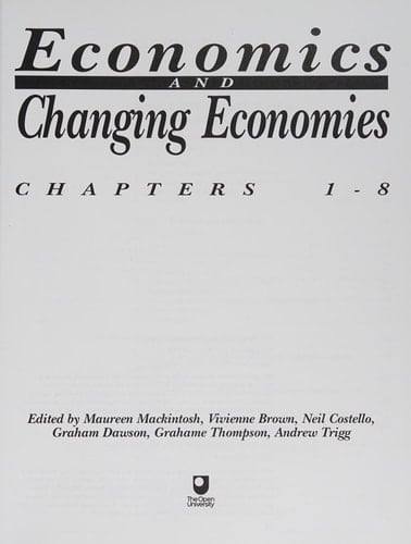 Economics and Changing Economics