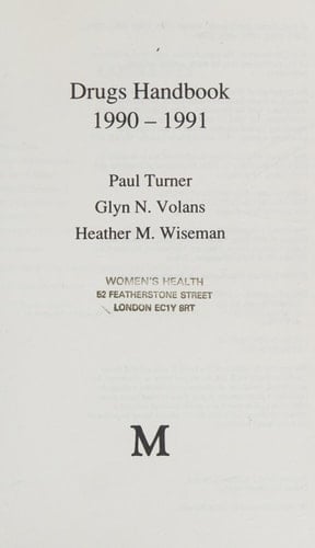 Drugs Handbook 1990-1991