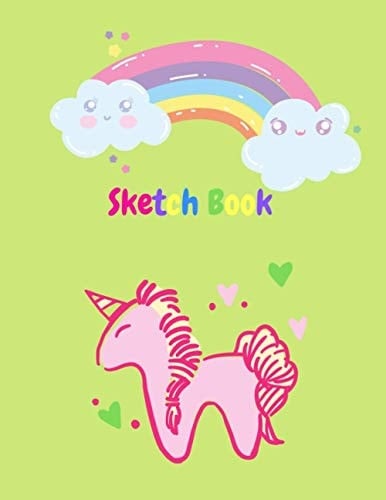 Sketch Book Cute Unicorn Sketchbook for Girls with 120 Pages of 8. 5 X11