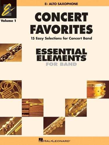 Concert Favorites Vol. 1 - Eb Alto Sax Essential Elements Band Series