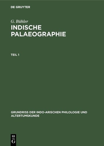 Indische Palaeographie Von Circa 350 A. Chr. - Circa 1300 P. Chr