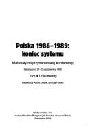 Polska, 1986-1989