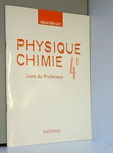 Physique chimie, 4e programme 1998