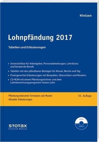 Lohnpfändung 2017 Tabellen und Erläuterungen
