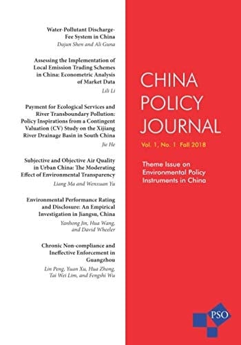 Theme Issue on Environmental Policy Instruments in China