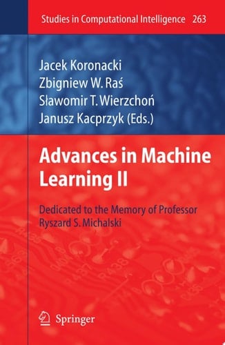 Advances in Machine Learning II