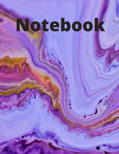 Beautiful and exquisite marble composition notebook.: Beautiful purple marble with pink gold studs, inspiring quote book for women and girls, marble ... 8.5 × 11 (marble and ... - diary, notebook )